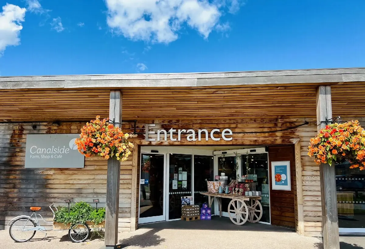 The Farm Shop entrance